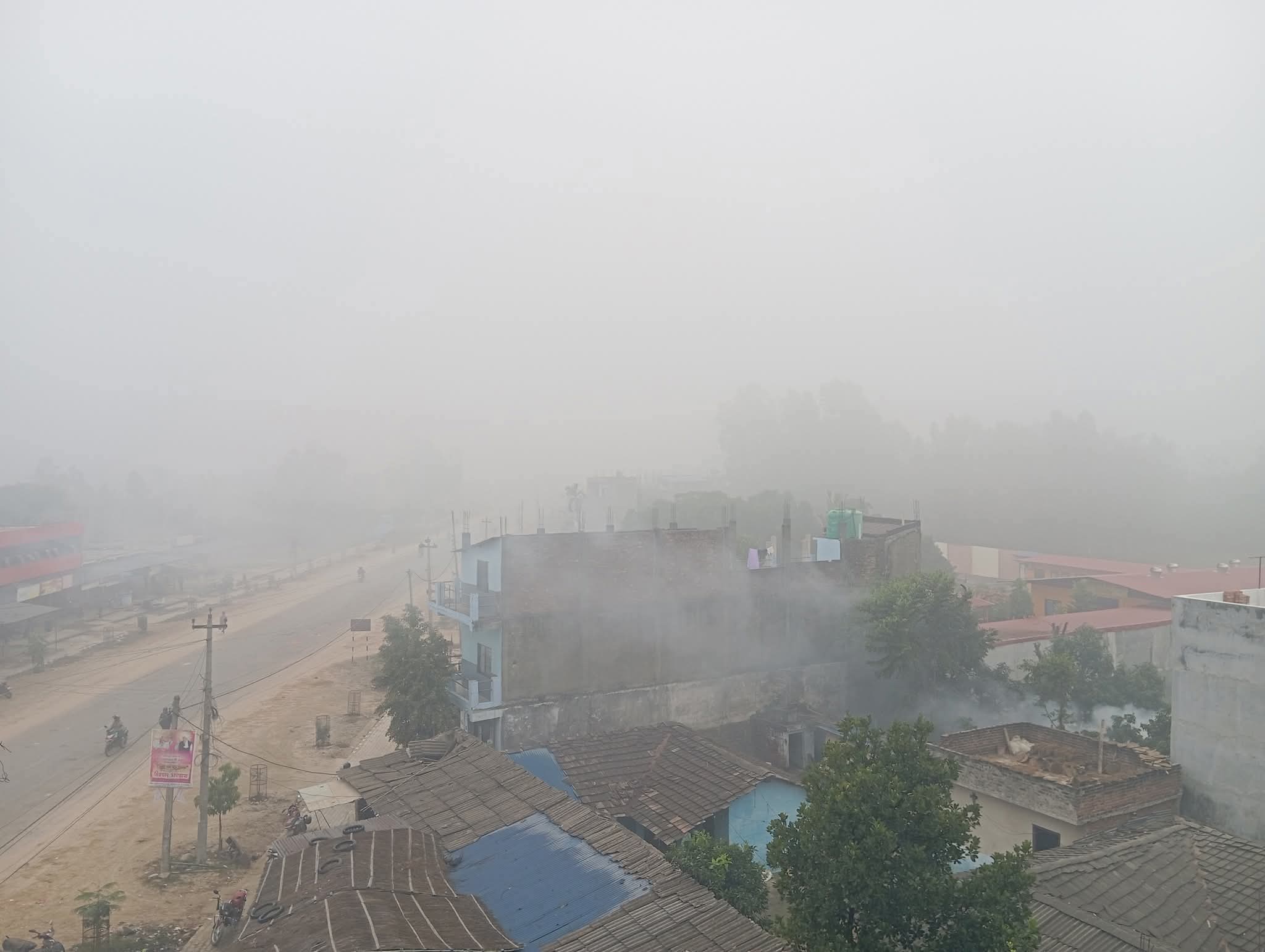 महोत्तरीसहित तराईमा हुस्सु कायमै,चिसोले जनजीवन र कृषिमा असर