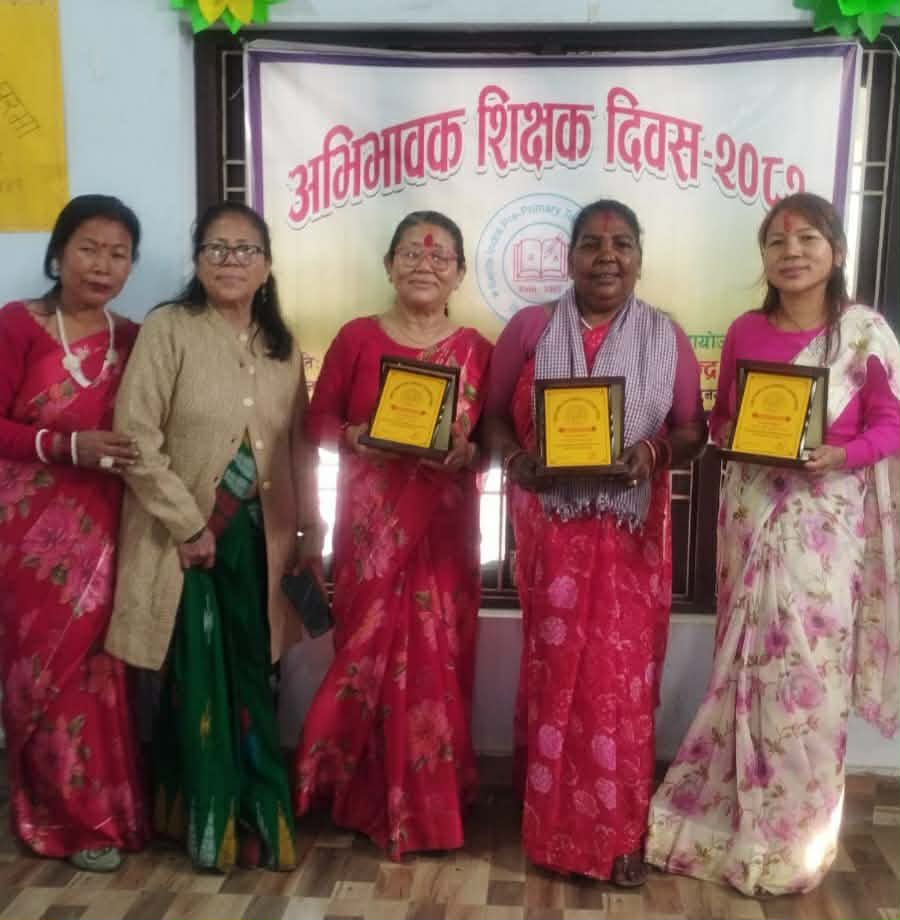 सरिता इन्द्र पूर्वाधार प्रा.वि.मा तीन जनालाई सम्मान