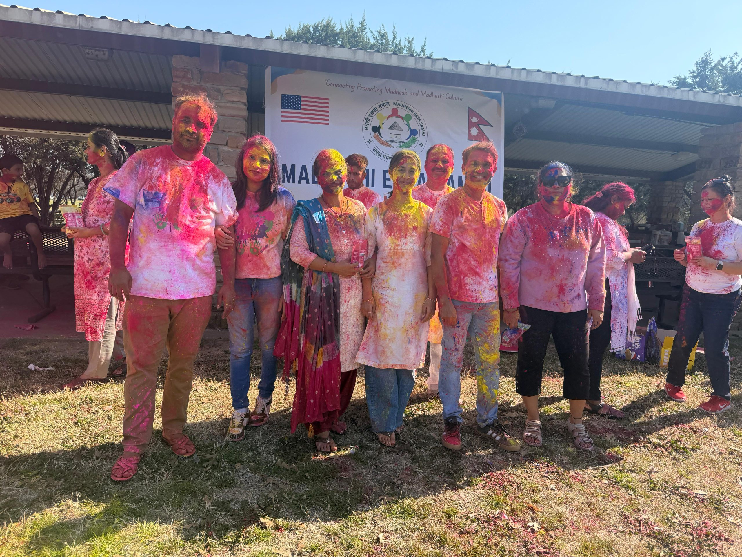 मधेशी एकता समाजले अमेरिकामा होली उत्सव मनायो