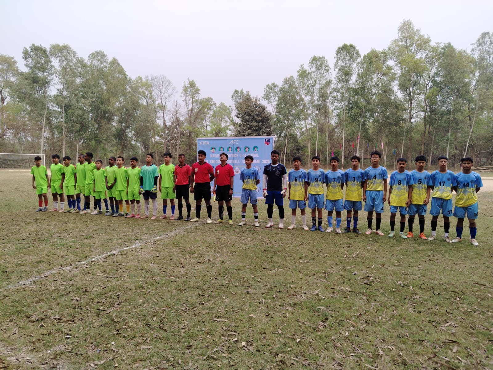 सर्लाहीमा यु-१४ मधेस प्रदेश विधालय स्तरीय फुटबल प्रतियोगिता सुरु