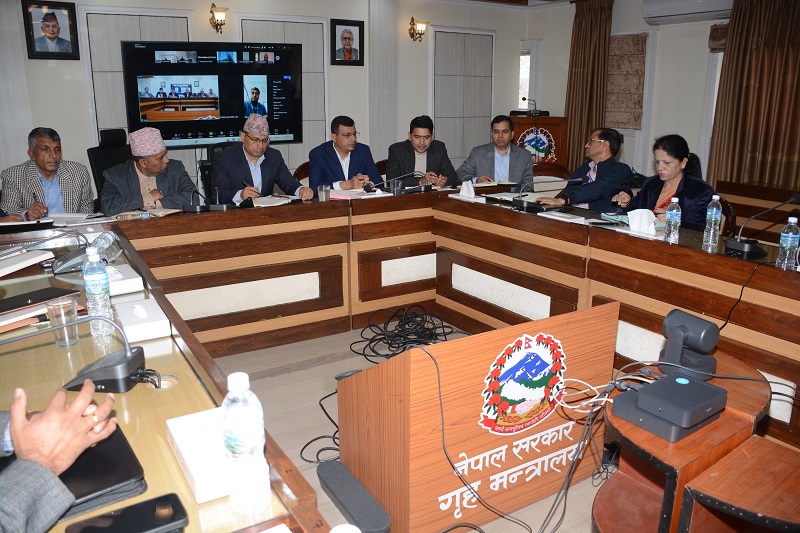 ७७ वटै जिल्लामा चुनावकाे तयारी पूरा : गृह मन्त्रालय