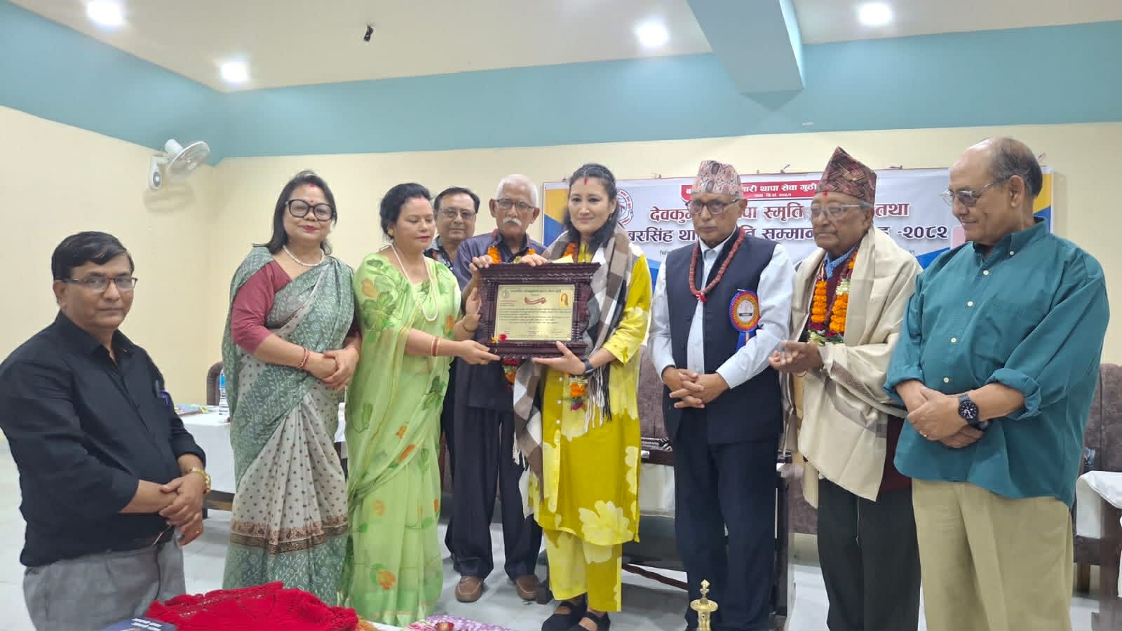 कवि ज्ञान उदास , र चलचित्र निर्देशक सङ्गिता श्रेष्ठ पुरस्कृत