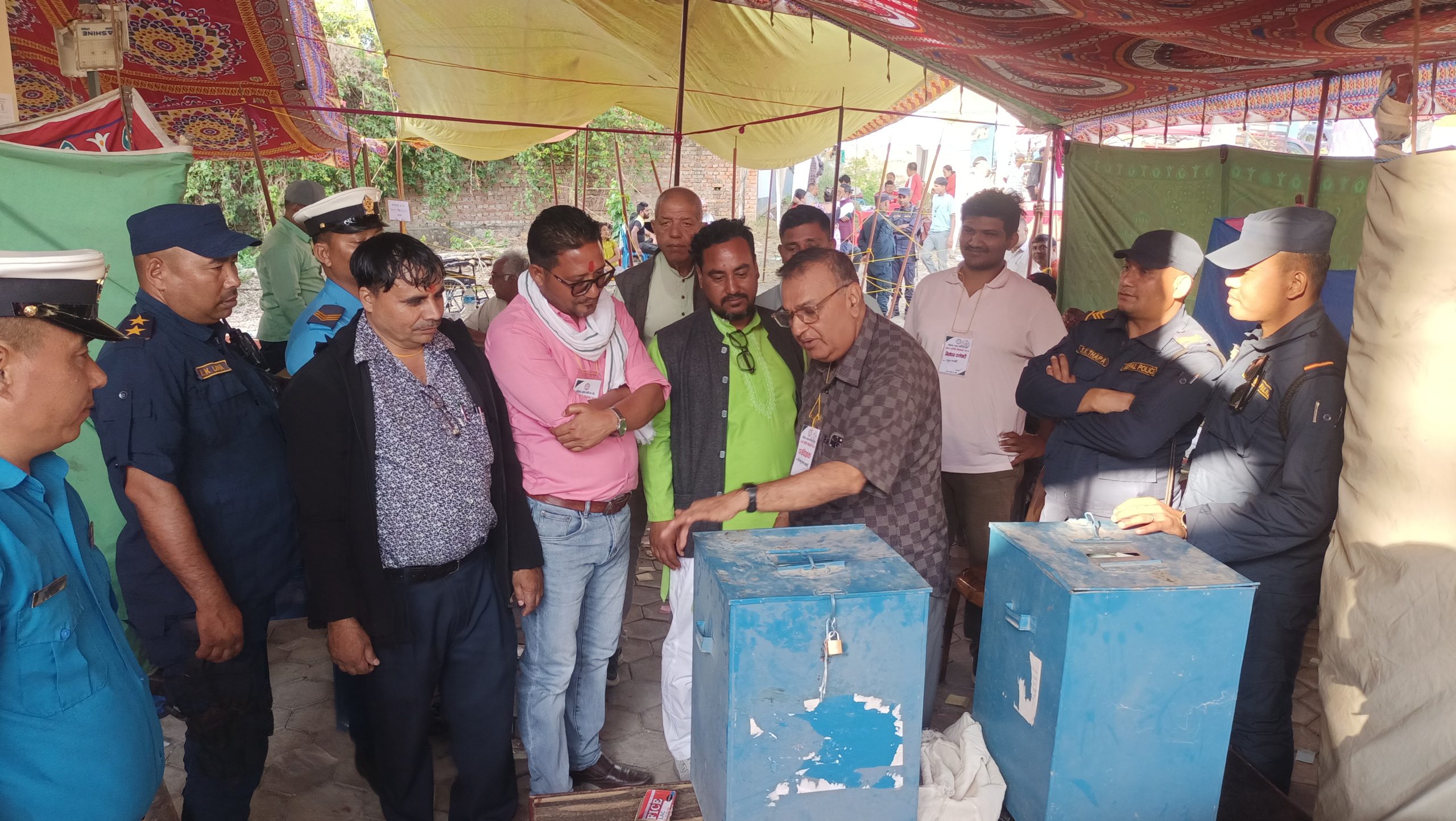 बर्दिबास उद्योग वाणिज्य संघको निर्वाचन सम्पन्न, ८७ प्रतिशत मतदान; आज रातिदेखि मतगणना सुरु हुने