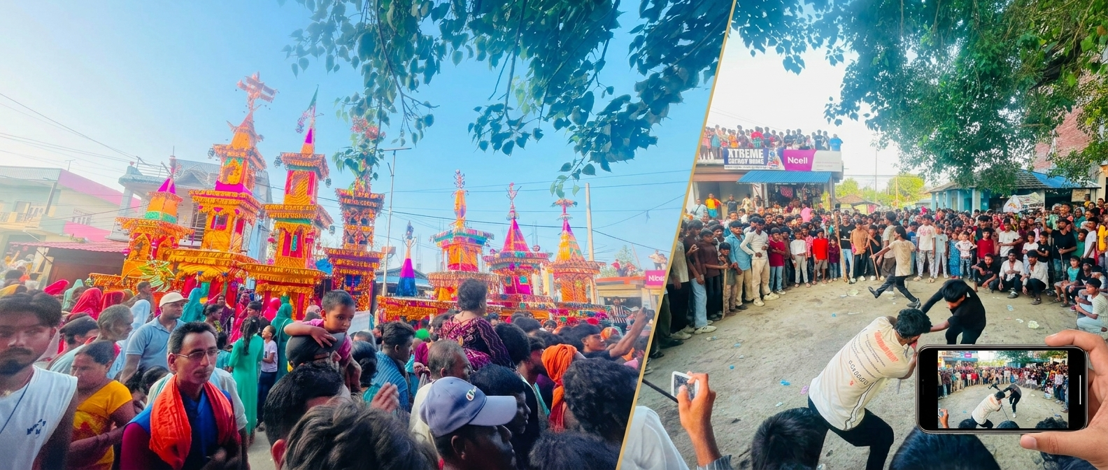 औरहीसहित तराई–मधेसका विभिन्न स्थानमा श्रद्धापूर्वक मनाइयो ताजिया (दाहा) पर्व 