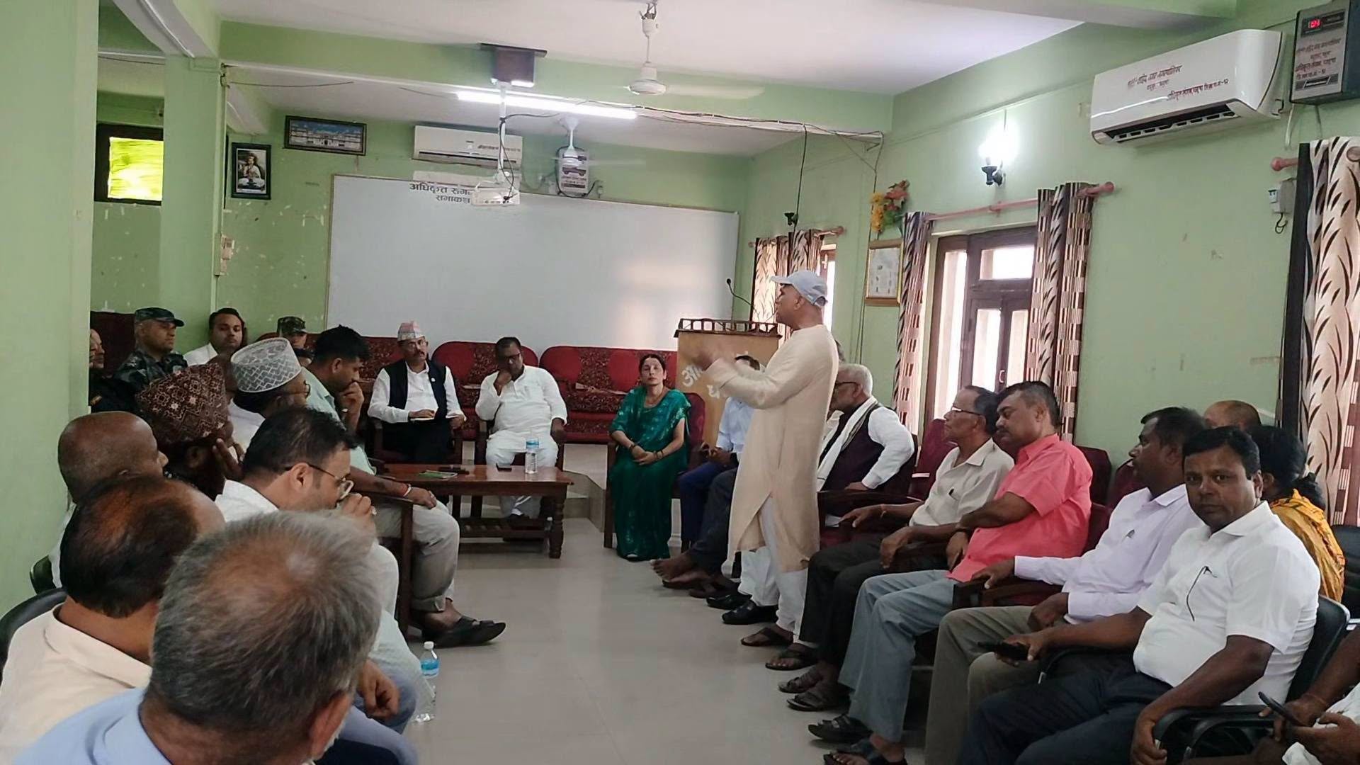 सदियौ देखि स्थापित सामाजिक सद्भाव धनुषामा विग्रन नदिने सर्वपक्षीय निर्णय