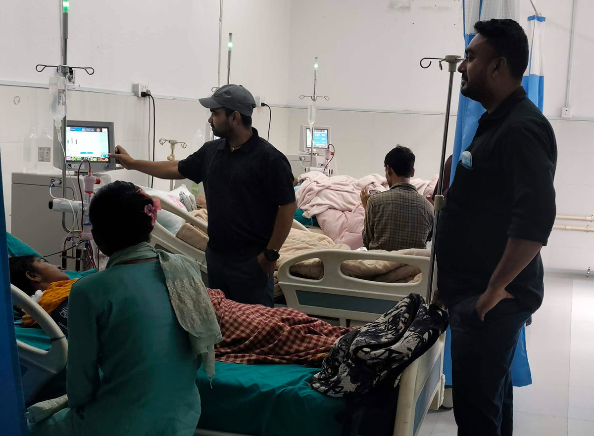 जलेश्वरमा डायलासिस सेवा सुरु भएपछि मिर्गौला बिरामीलाई ठूलो राहत