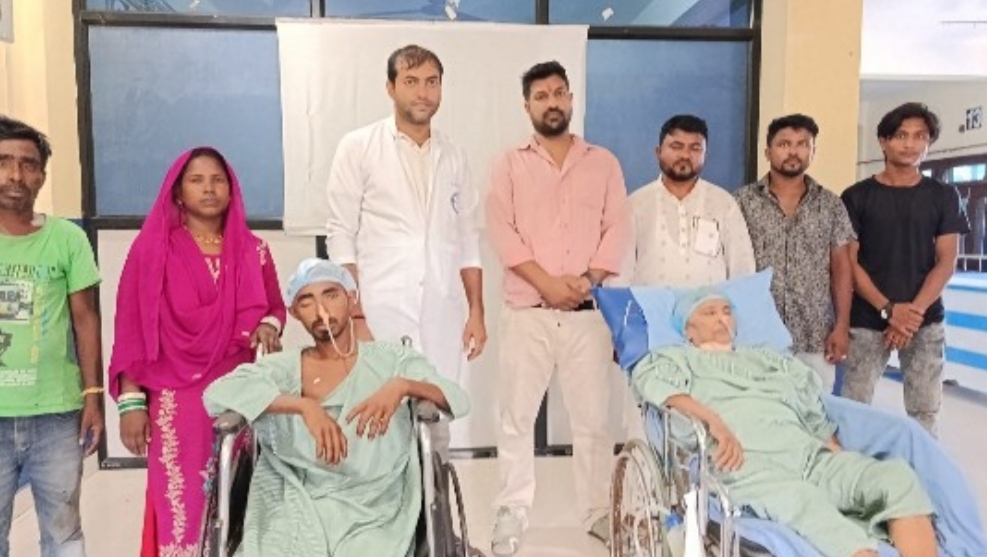 जनकपुर न्युरो अस्पताल द्वारा आर्थिक अवस्था कमजोर भएका दुई बिरामीको उपचारमा ११ लाख बढीको सहुलियत प्रदान