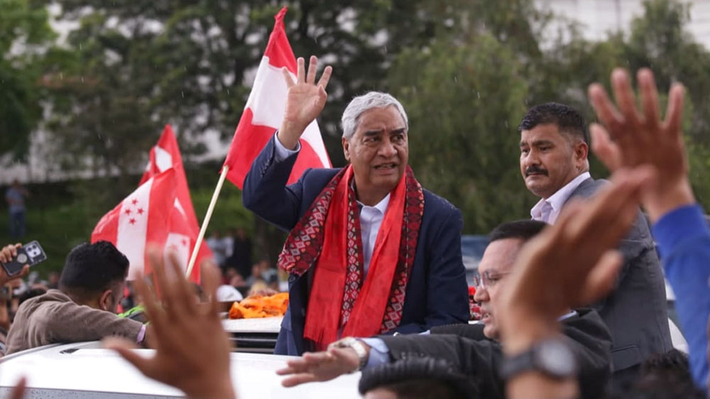 काङ्ग्रेस पूर्वसभापति देउवा पाँच महिनापछि स्वदेश फिर्ता