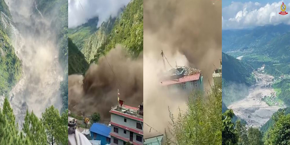 भोटेकोशीमा ठुलो बाढी, त्रिशूली तटीय क्षेत्रमा उच्च सतर्कता अपनाउन आग्रह