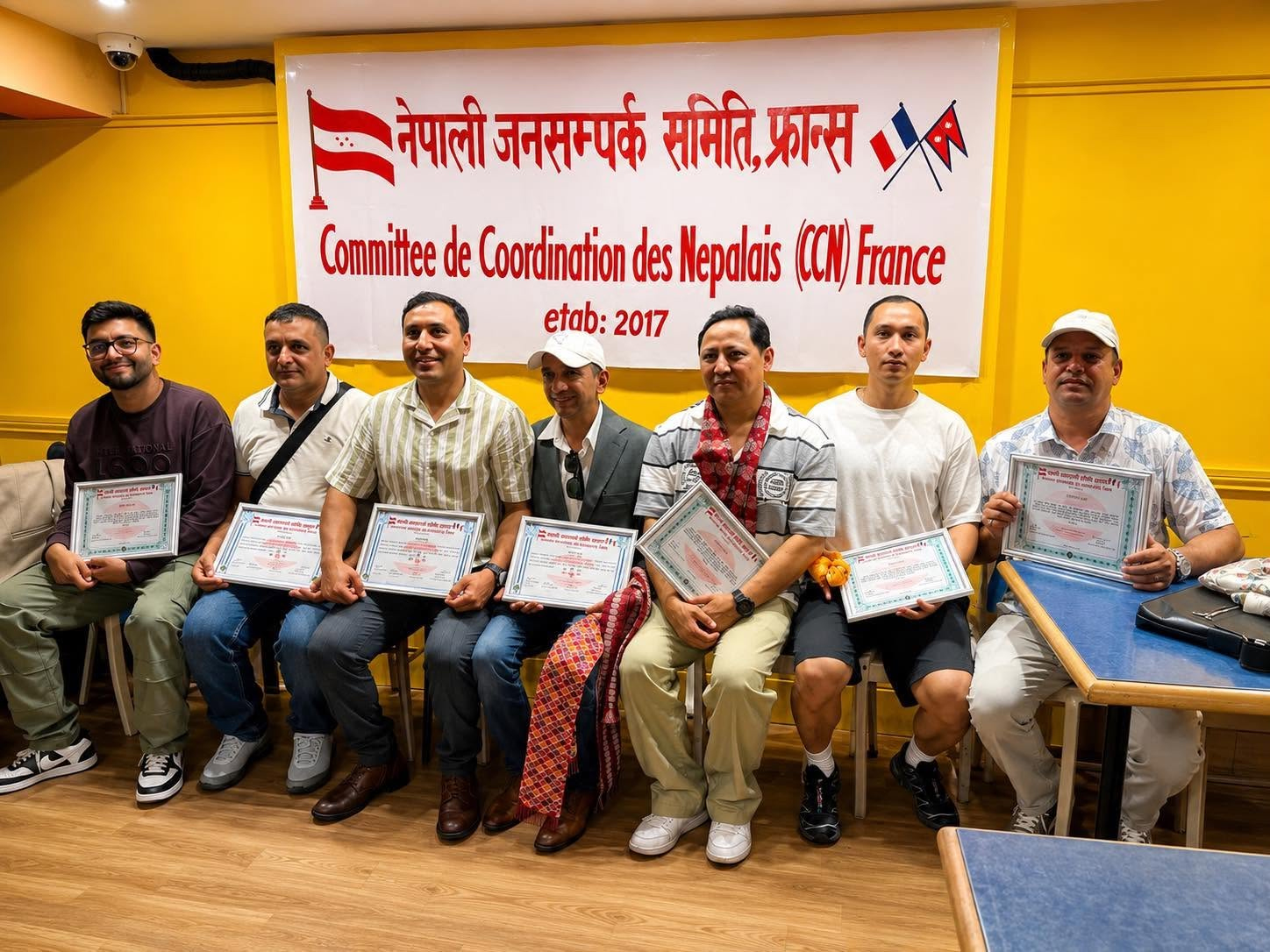नेपाली जनसम्पर्क समिति फ्रान्सको तेस्रो अधिवेशन सम्पन्न : शिवराम भण्डारीको नेतृत्वमा नयाँ कार्यसमिति सर्वसम्मत चयन