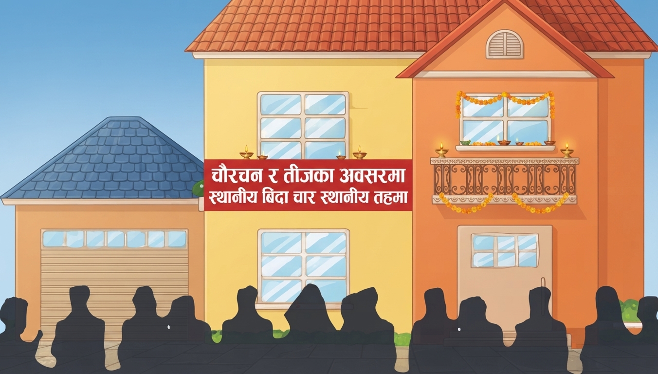 चौरचन र तीजका अवसरमा चार स्थानीय तहमा स्थानीय बिदा