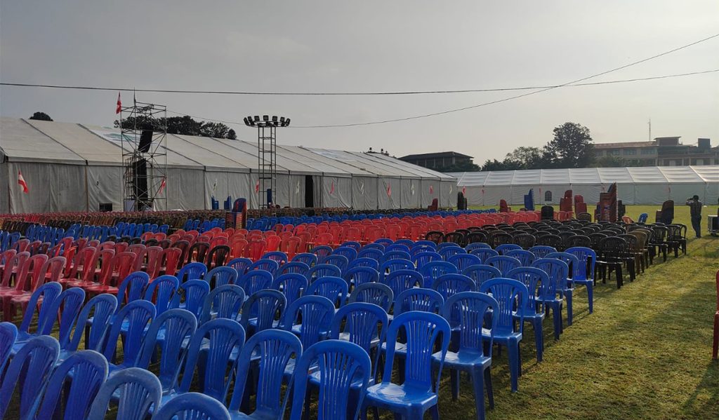 कांग्रेस महाधिवेशनको बन्दसत्र खुलामञ्चमै, डिजिटल बोर्डमा प्रत्यक्ष हेर्न सकिने