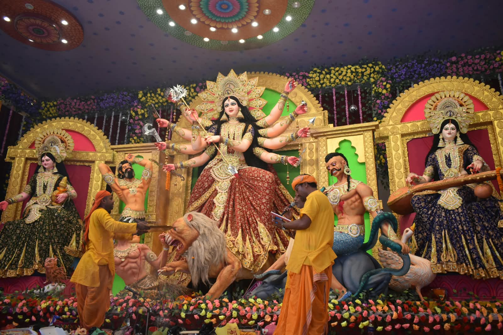 मटिहानीमा ५४ वर्षदेखि निरन्तर दुर्गा पूजा, महासप्तमीदेखि विधिवत् आरम्भ