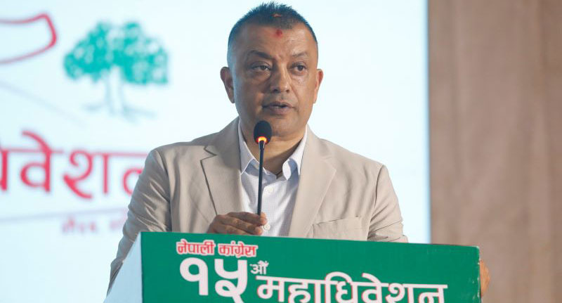 नेपाली कांग्रेसको केन्द्रीय सभापतिमा गगनकुमार थापा निर्वाचित